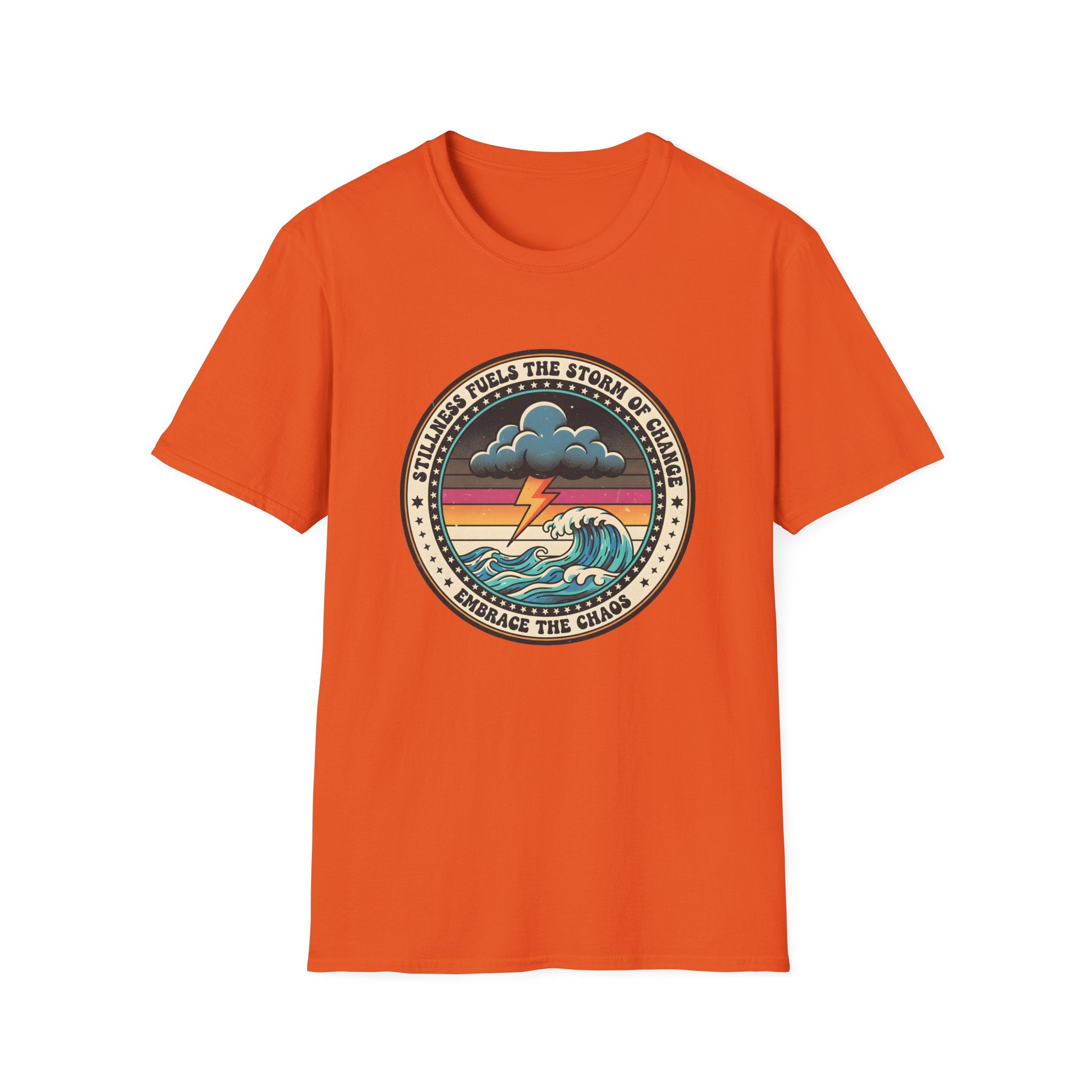 Stillness Fuels the Storm of Change T-shirt