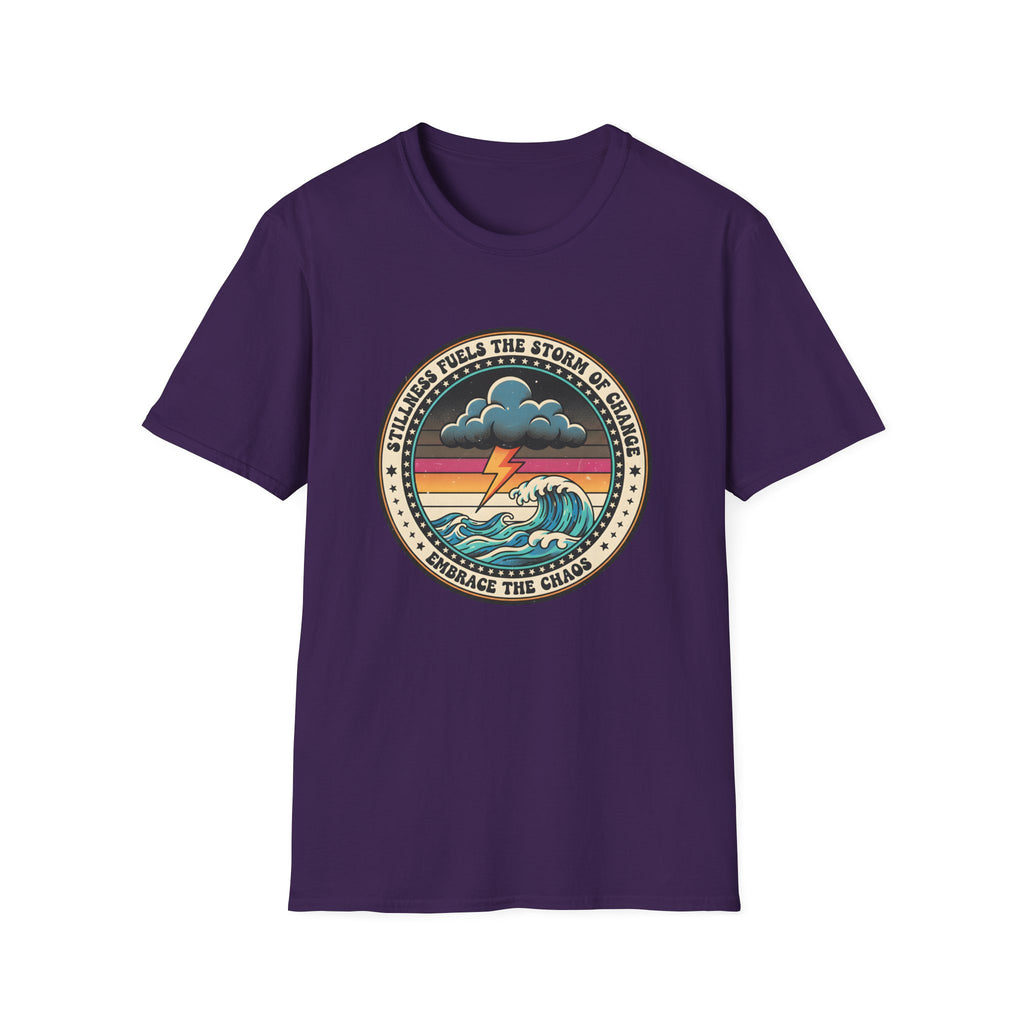 Stillness Fuels the Storm of Change T-shirt
