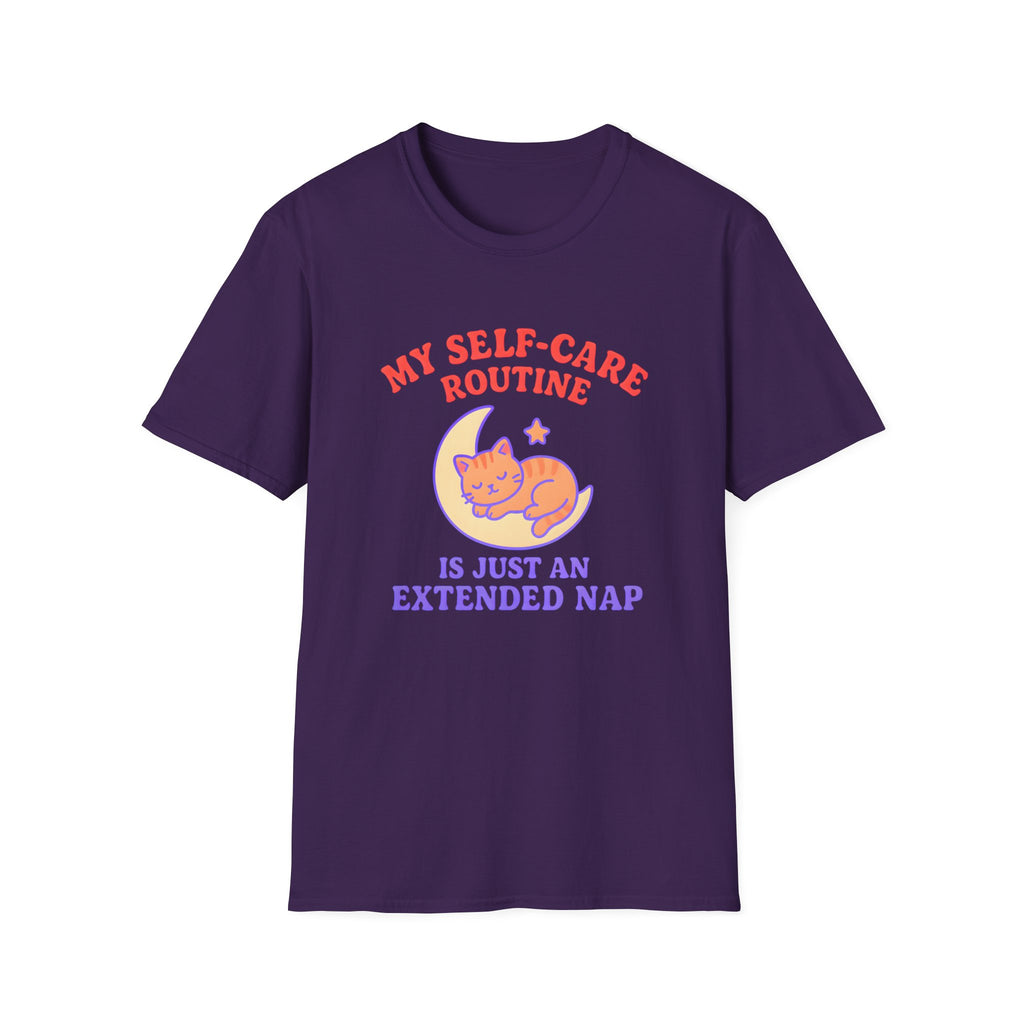 My self-care Routine is just an extended Nap T-shirt
