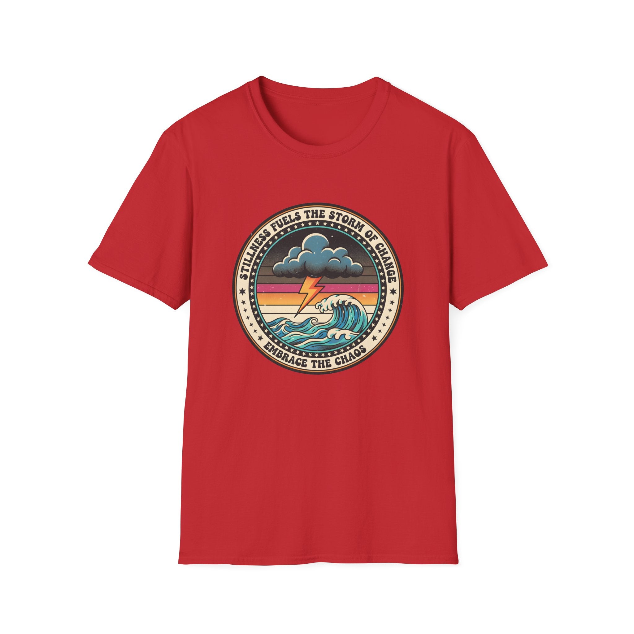 Stillness Fuels the Storm of Change T-shirt