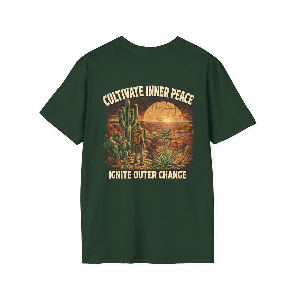 Cultivate Inner Peace, Ignite Outer Change T-shirt
