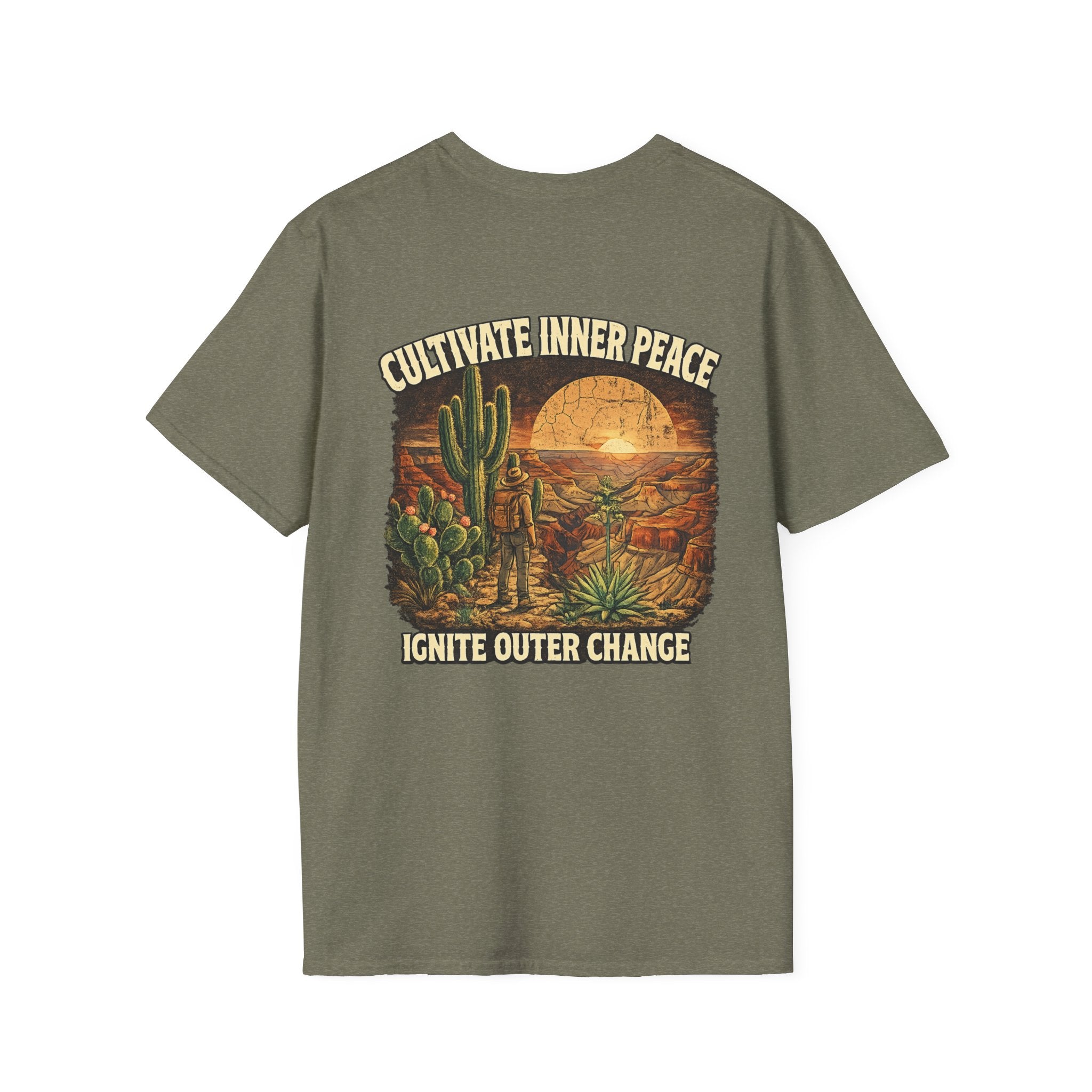 Cultivate Inner Peace, Ignite Outer Change T-shirt
